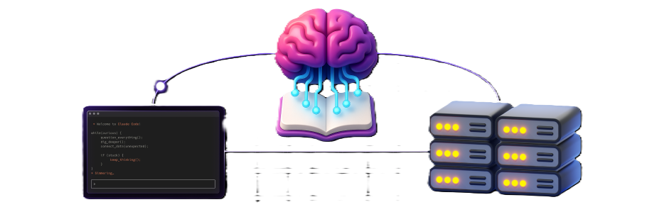 Claude Loop Interface - Brain connected to code and servers